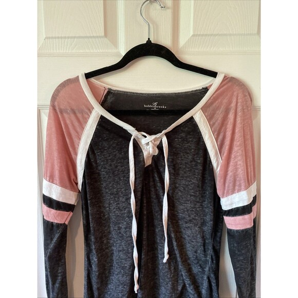 Bobbie Brooks Women’s Medium Long Sleeve Shirt Sheet Drawstrings - Picture 4 of 10